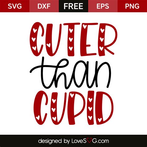 Download Free Cuter than Cupid SVG Digital Cut File Images
